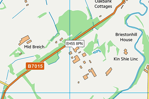EH55 8PN map - OS VectorMap District (Ordnance Survey)