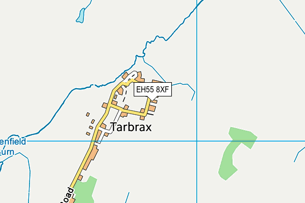 EH55 8XF map - OS VectorMap District (Ordnance Survey)