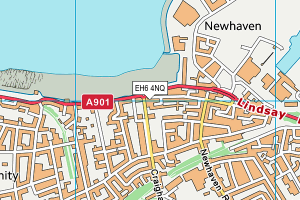 EH6 4NQ map - OS VectorMap District (Ordnance Survey)