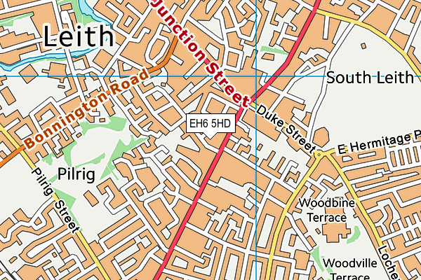 Map of LEITH DISTILLERY LIMITED at district scale