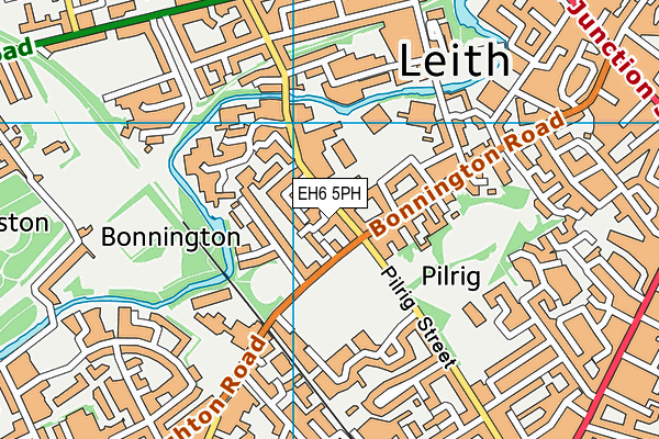 EH6 5PH map - OS VectorMap District (Ordnance Survey)