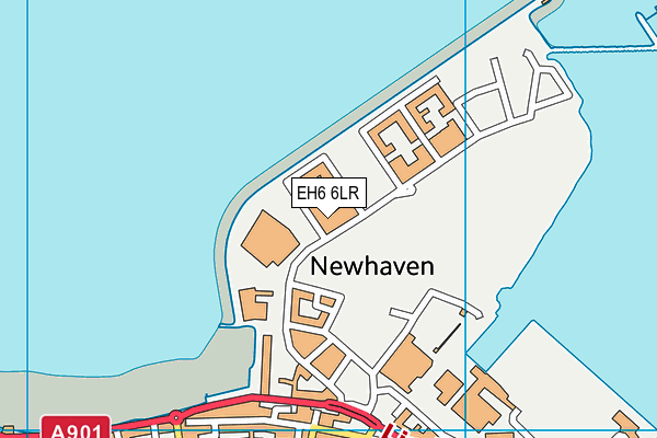 EH6 6LR map - OS VectorMap District (Ordnance Survey)