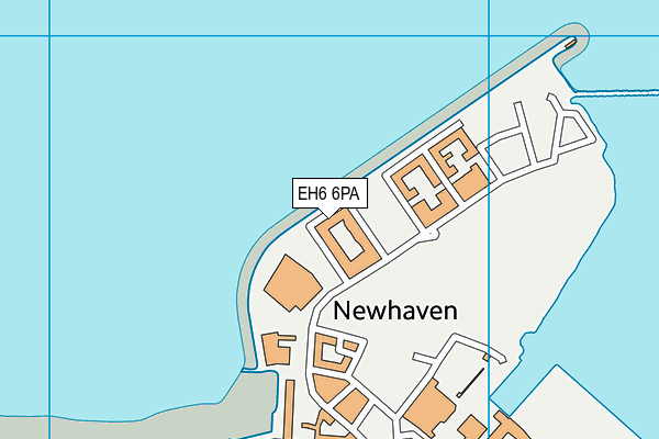 EH6 6PA map - OS VectorMap District (Ordnance Survey)