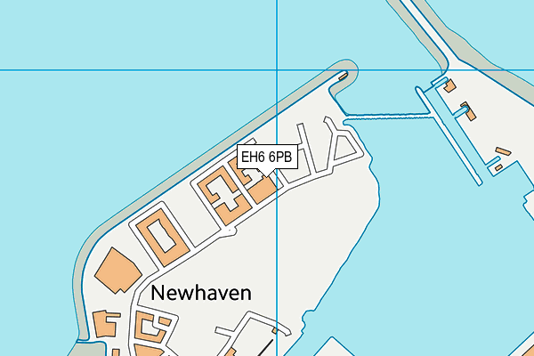 EH6 6PB map - OS VectorMap District (Ordnance Survey)