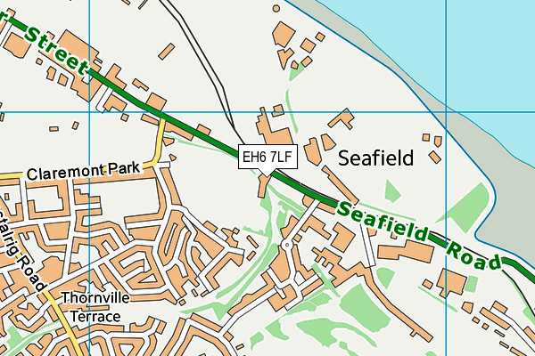 EH6 7LF map - OS VectorMap District (Ordnance Survey)