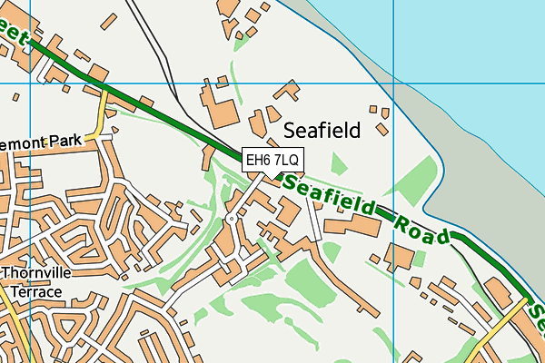 EH6 7LQ map - OS VectorMap District (Ordnance Survey)