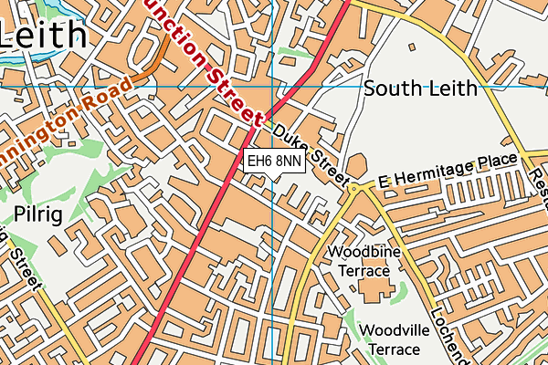 EH6 8NN map - OS VectorMap District (Ordnance Survey)