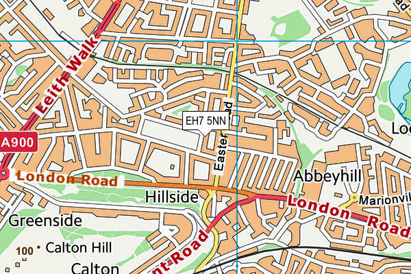 EH7 5NN map - OS VectorMap District (Ordnance Survey)