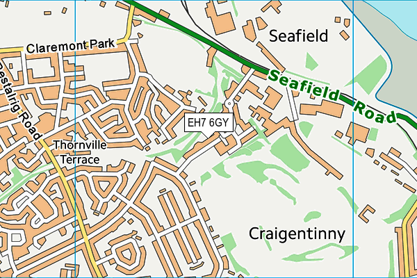 EH7 6GY map - OS VectorMap District (Ordnance Survey)