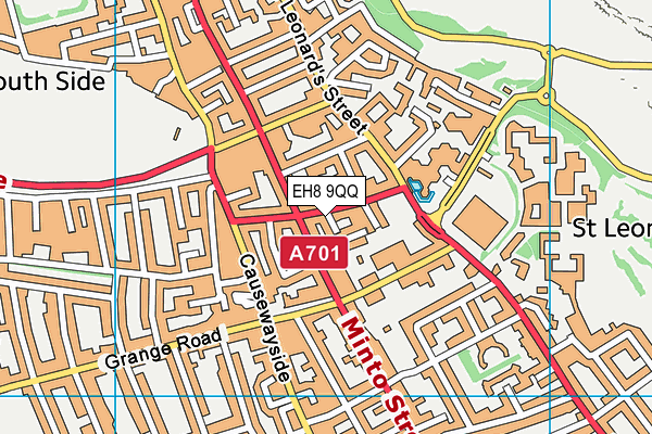 EH8 9QQ map - OS VectorMap District (Ordnance Survey)