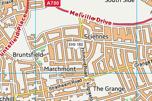 Map of STERLING SERVICES EDINBURGH LTD at district scale