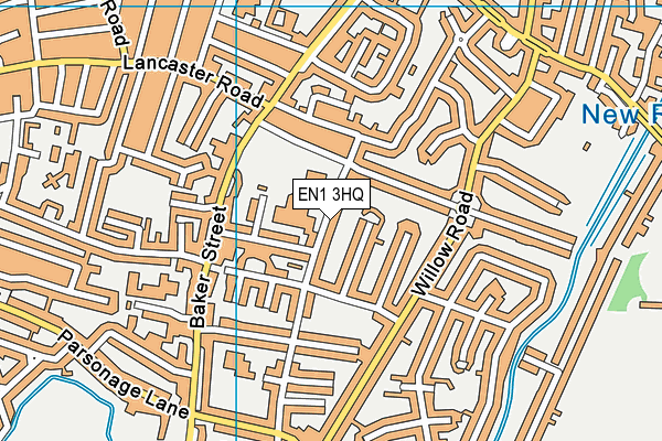 Chace Community School map (EN1 3HQ) - OS VectorMap District (Ordnance Survey)