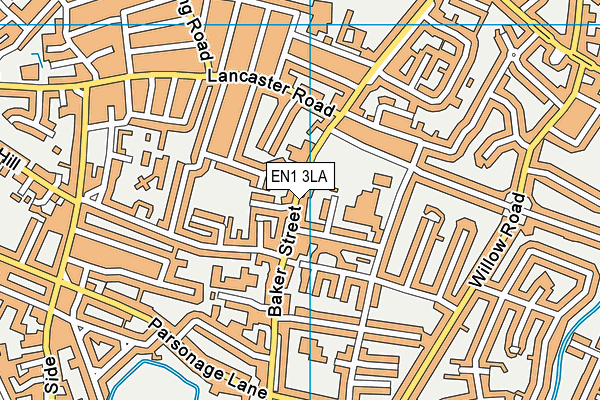 EN1 3LA map - OS VectorMap District (Ordnance Survey)