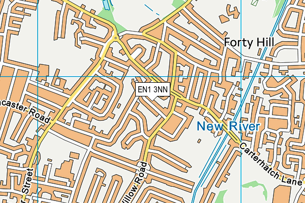 EN1 3NN map - OS VectorMap District (Ordnance Survey)
