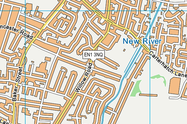 EN1 3NQ map - OS VectorMap District (Ordnance Survey)
