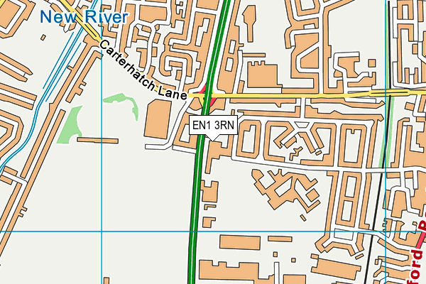 EN1 3RN map - OS VectorMap District (Ordnance Survey)