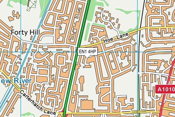 EN1 4HP map - OS VectorMap District (Ordnance Survey)