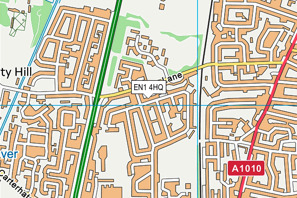 EN1 4HQ map - OS VectorMap District (Ordnance Survey)