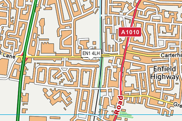 EN1 4LH map - OS VectorMap District (Ordnance Survey)