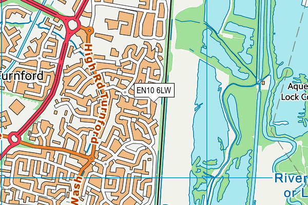 EN10 6LW map - OS VectorMap District (Ordnance Survey)