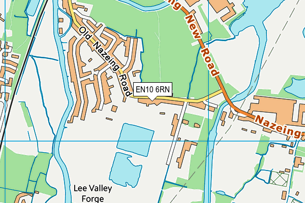EN10 6RN map - OS VectorMap District (Ordnance Survey)