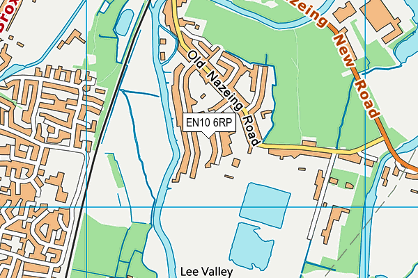 EN10 6RP map - OS VectorMap District (Ordnance Survey)