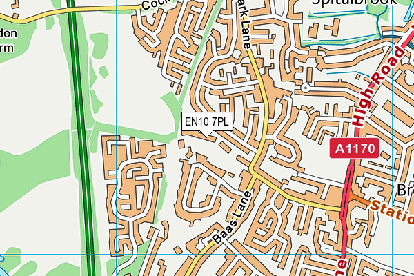 Map of NORRIS GROVE RESIDENTS ASSOCIATION LIMITED at district scale