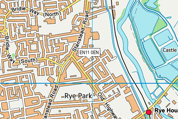 EN11 0EN map - OS VectorMap District (Ordnance Survey)