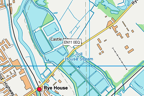 EN11 0EQ map - OS VectorMap District (Ordnance Survey)