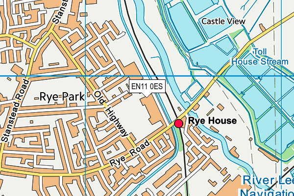 EN11 0ES map - OS VectorMap District (Ordnance Survey)