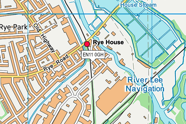 EN11 0GH map - OS VectorMap District (Ordnance Survey)