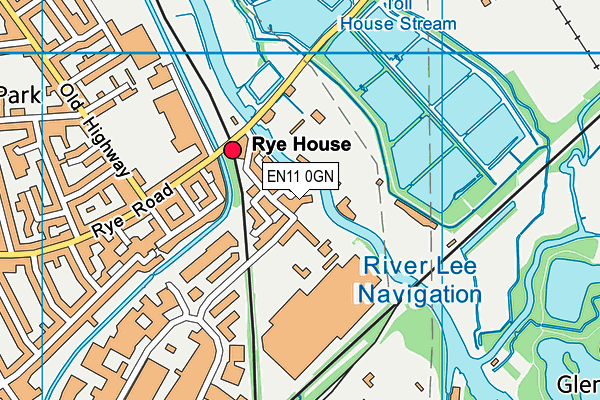 EN11 0GN map - OS VectorMap District (Ordnance Survey)