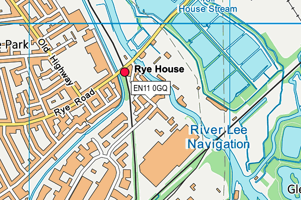 EN11 0GQ map - OS VectorMap District (Ordnance Survey)