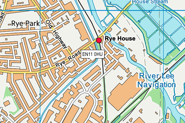 EN11 0HU map - OS VectorMap District (Ordnance Survey)