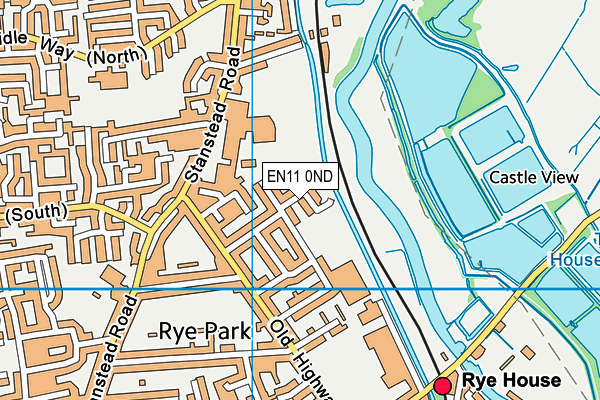 EN11 0ND map - OS VectorMap District (Ordnance Survey)