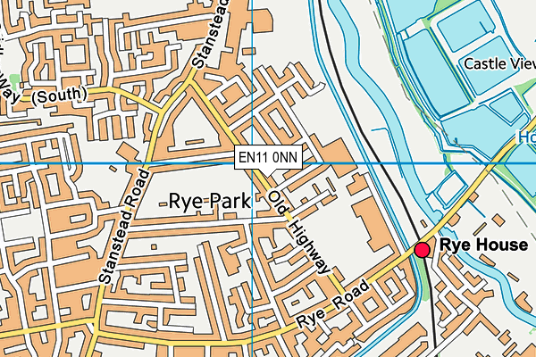 EN11 0NN map - OS VectorMap District (Ordnance Survey)