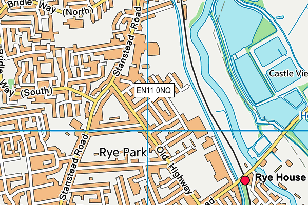 EN11 0NQ map - OS VectorMap District (Ordnance Survey)