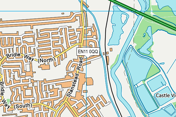 EN11 0QQ map - OS VectorMap District (Ordnance Survey)