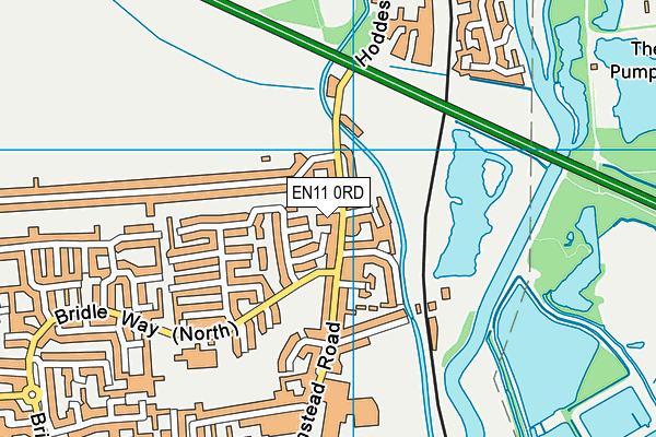 EN11 0RD map - OS VectorMap District (Ordnance Survey)