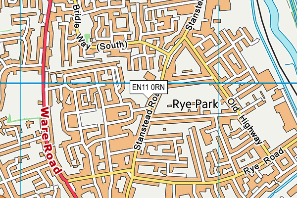 EN11 0RN map - OS VectorMap District (Ordnance Survey)