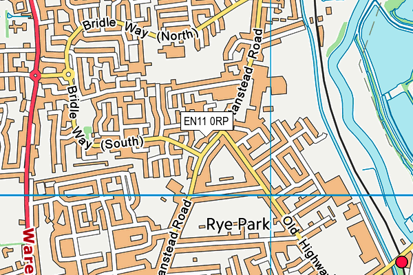 EN11 0RP map - OS VectorMap District (Ordnance Survey)
