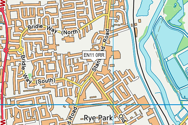 EN11 0RR map - OS VectorMap District (Ordnance Survey)