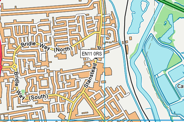 EN11 0RS map - OS VectorMap District (Ordnance Survey)