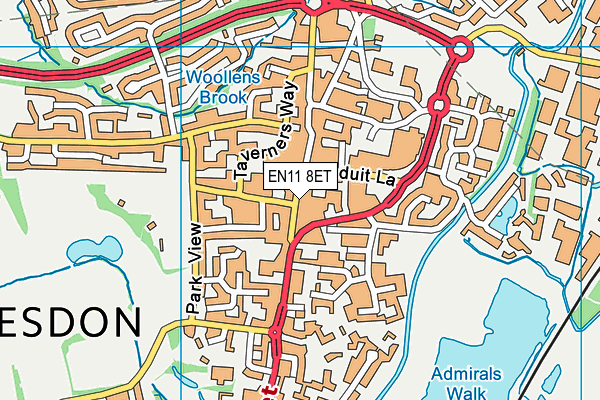 Map of BELMONT COURT (FINCHLEY) LIMITED at district scale
