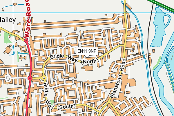EN11 9NP map - OS VectorMap District (Ordnance Survey)