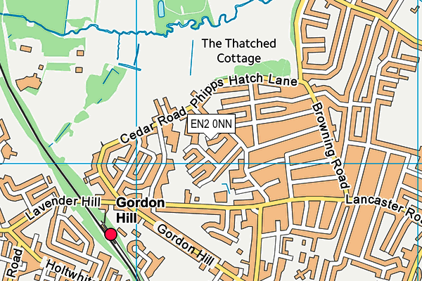 EN2 0NN map - OS VectorMap District (Ordnance Survey)