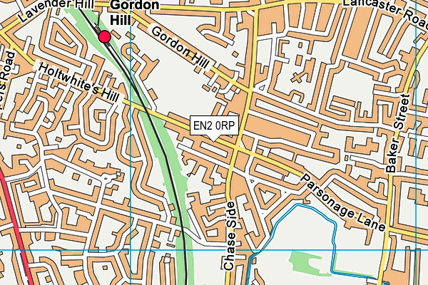 EN2 0RP map - OS VectorMap District (Ordnance Survey)