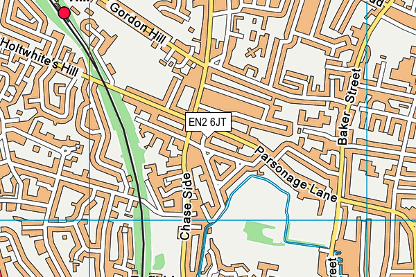 EN2 6JT map - OS VectorMap District (Ordnance Survey)