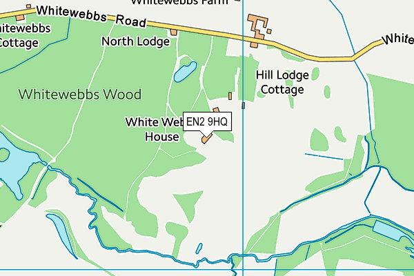 EN2 9HQ map - OS VectorMap District (Ordnance Survey)