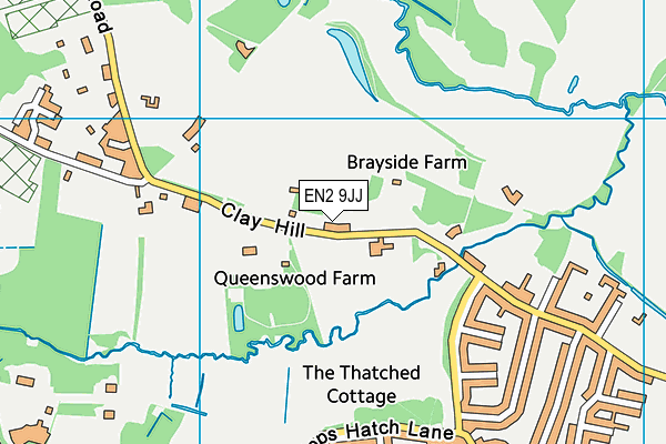 EN2 9JJ map - OS VectorMap District (Ordnance Survey)